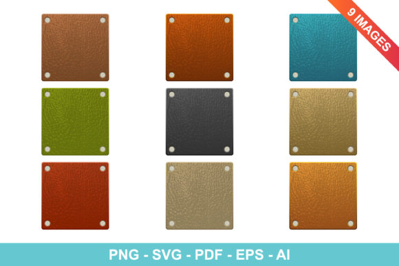 Download Set of Leather Labels - Leather labels Collection