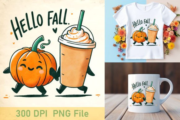 Download Hello Fall Pumpkin Charm - Premium Bundle