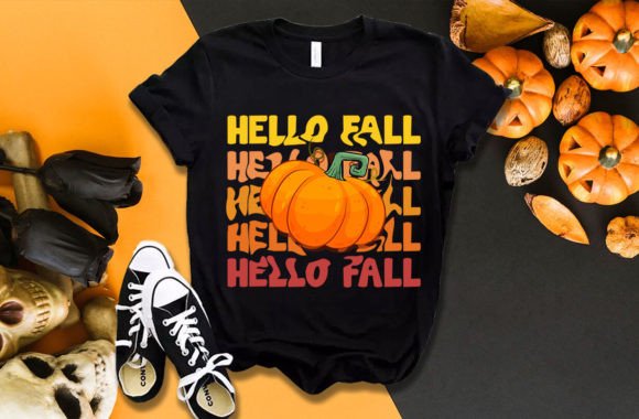 Download Hello Fall Autumn T-Shirt - Premium Resources