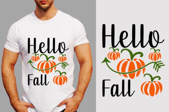 Download About Hello Fall T-shirt Design - Premium Bundle